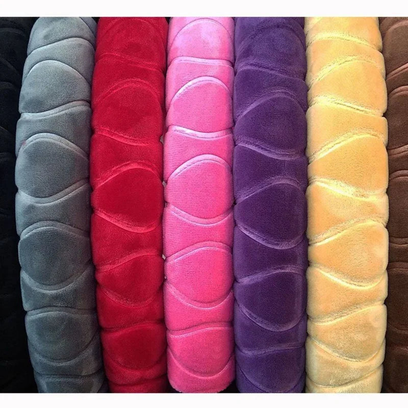 37-39Cm Universal Car Steering Wheel Covers Winter Soft Warm Plush Steering Wheel Cover Auto Interior Decoration Accessories