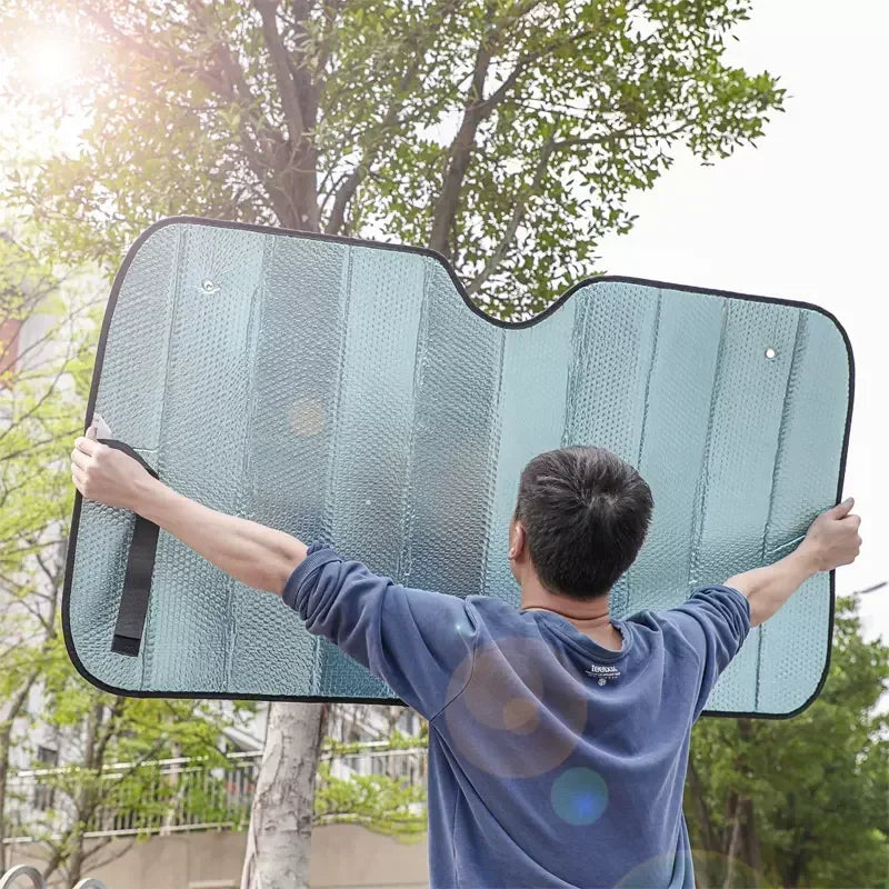 Car Sun Shades Cover Anti-Uv Protection Car Window Sunshades Foldable Outdoor Windshield Sunshade Auto Exterior Accessories