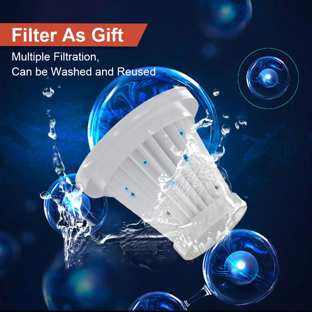 Wireless Vacuum Cleaner Portable 9000Pa Strong Suction Dust Catcher Cordless Handheld Wet Dry Vacuum Cleaner Air Duster for Car