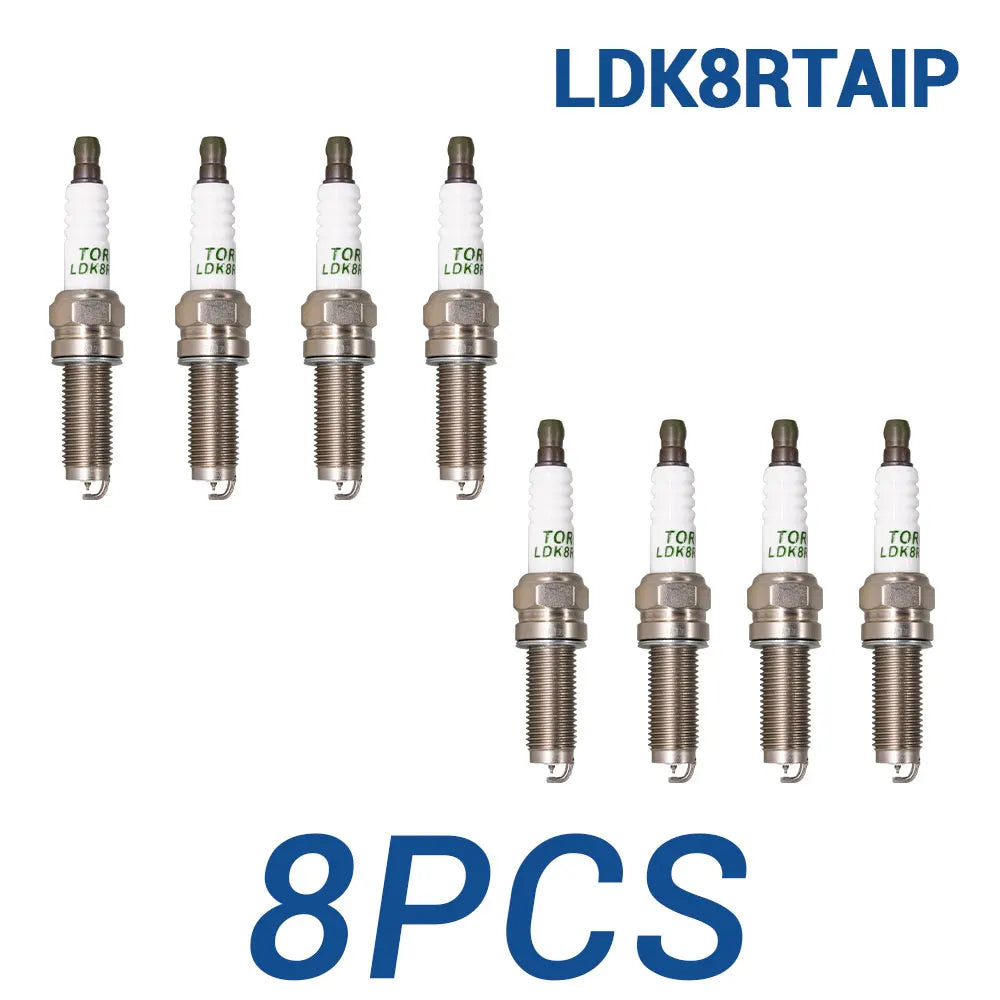 2-8PCS Automobile Iridium Platinum Candles Spark Plugs LDK8RTAIP Ignition System Auto Replacement Parts