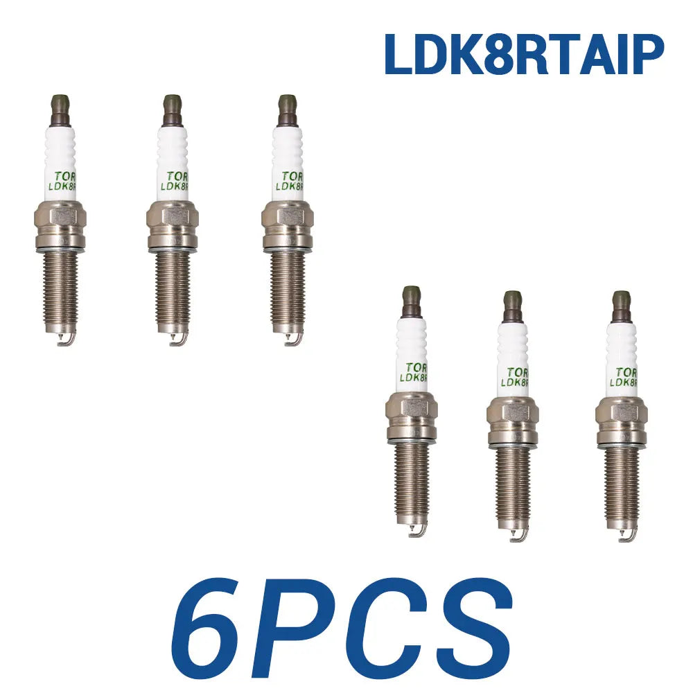 2-8PCS Automobile Iridium Platinum Candles Spark Plugs LDK8RTAIP Ignition System Auto Replacement Parts
