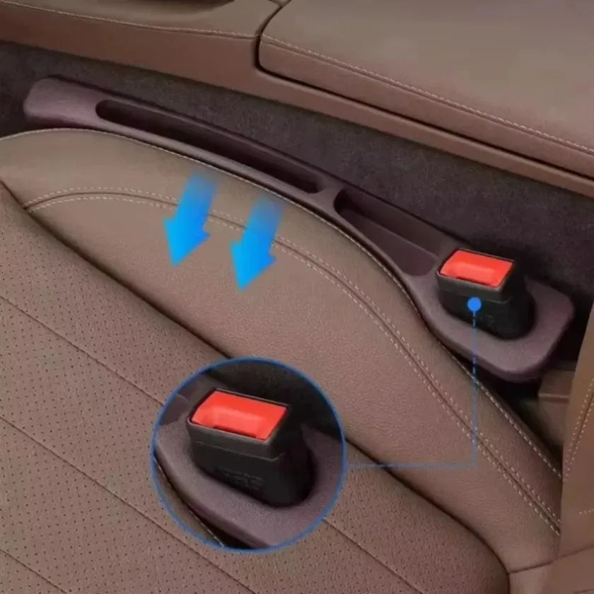 2PC Car Storage Strips Seat Crevice Storage Box Car Seat Gap Strip Leak Proof Strip Car Interior Storage Accessorie