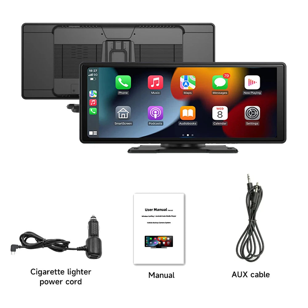 2025 New Universal 10.26” Screen Car Radio Multimedia WIFI Video Player Wireless Carplay Screen for Apple or Android