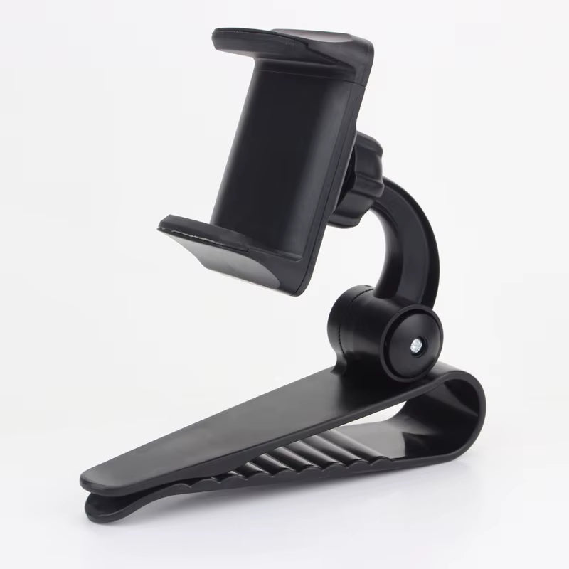 Universal Car Sun Visor Phone Holder 360 Degree Rotation Automobiles Navigation Mount Stand Clip Mobile Phone Bracket Accessory