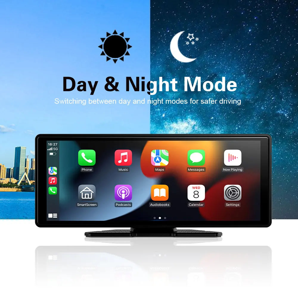 2025 New Universal 10.26” Screen Car Radio Multimedia WIFI Video Player Wireless Carplay Screen for Apple or Android