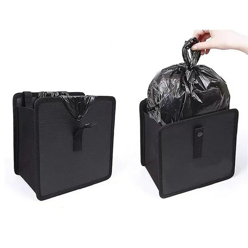 Portable Waterproof Car Trash Can Bin Auto Car Accessories Organizer Garbage Dump for Trash Can Cars Storage Pockets
