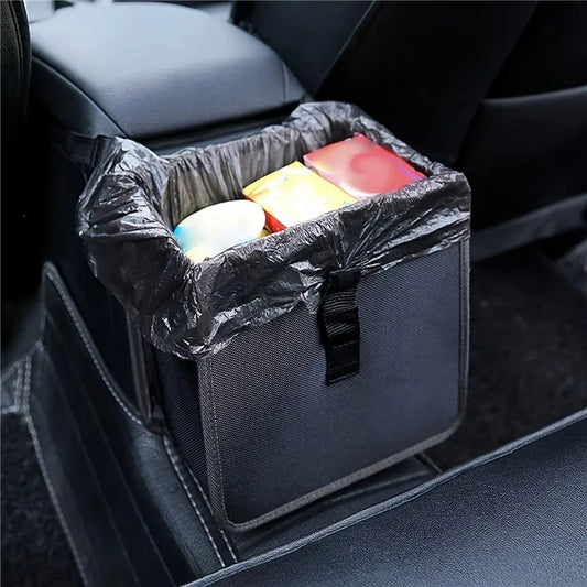 Portable Waterproof Car Trash Can Bin Auto Car Accessories Organizer Garbage Dump for Trash Can Cars Storage Pockets