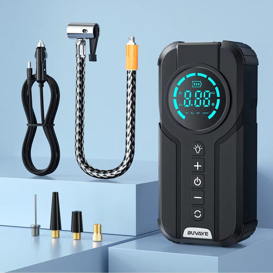 Wired Digital Air Compressor Car Tire Inflator Portable with 3M Power Cord Tire Pump Air Compressors & Inflators