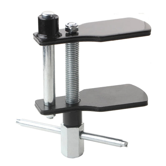 Car Caliper Piston Compressor Installation Adjustable Blackened Steel Spreader Plates T-Bar Disc Brake Pad Spreader Tool