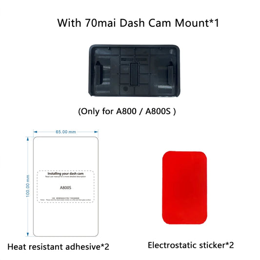 For 70Mai Dash Cam Mount for 70Mai Dash Cam A800S A800 Mount