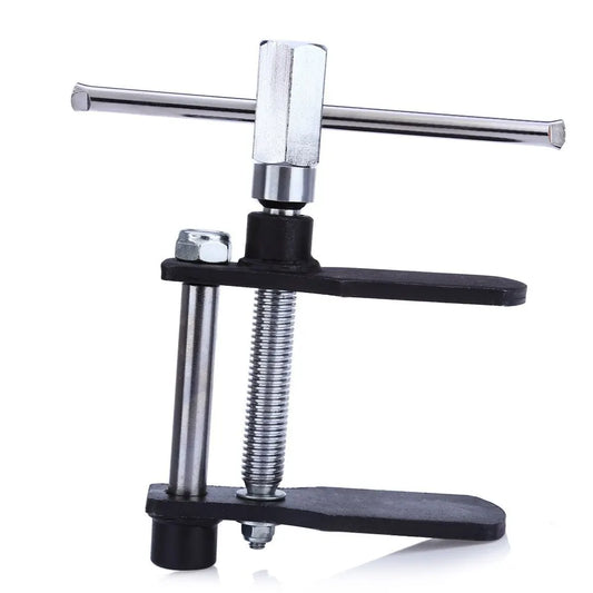 Car Caliper Piston Compressor Installation Adjustable Blackened Steel Spreader Plates T-Bar Disc Brake Pad Spreader Tool