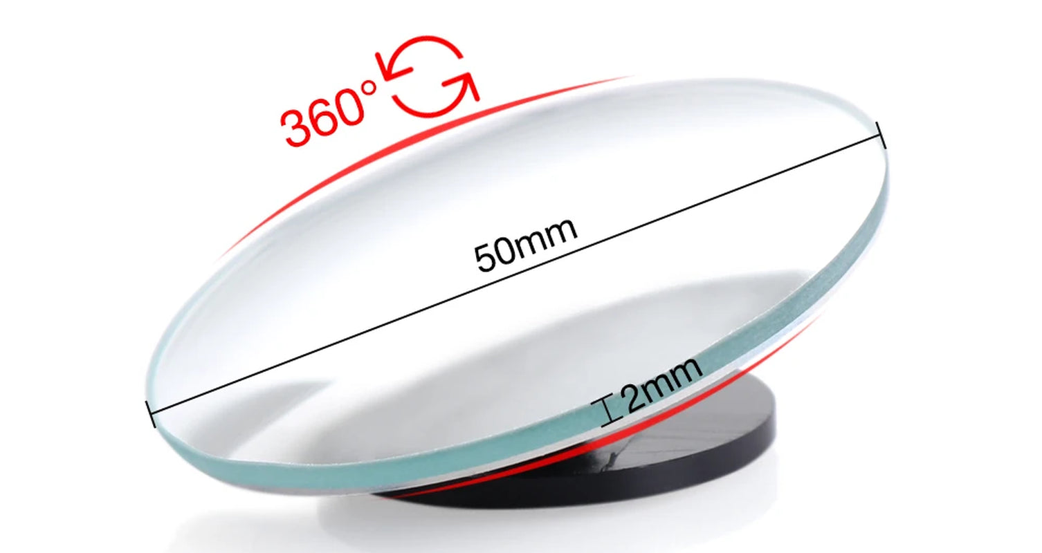 360 Rotatable Car Blind Spot Mirrors for Parking Safety for VW Polo Passat Golf 4 5 6 Jetta Mk6 Tiguan Gol Crossfox Eos Scirocco
