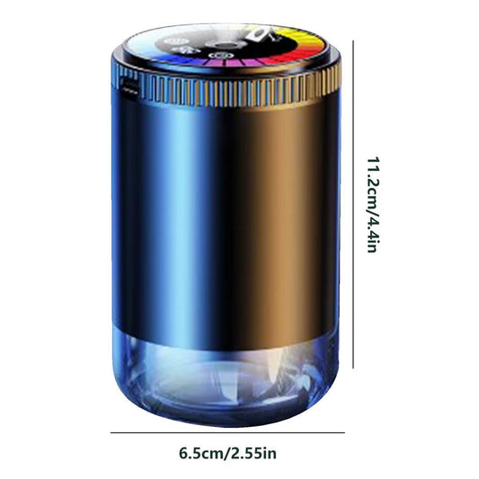 Car Air Purifier Intelligent Perfume Oil Diffuser Romantic Atmosphere LED Light Car Air Fresheners Auto Interior Accessories