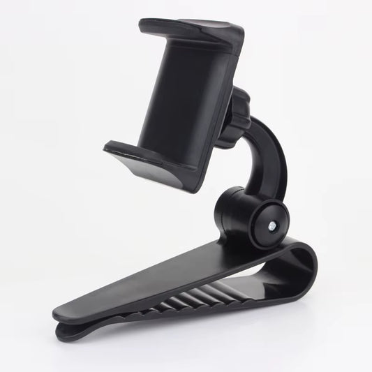 Universal Car Sun Visor Phone Holder 360 Degree Rotation Automobiles Navigation Mount Stand Clip Mobile Phone Bracket Accessory