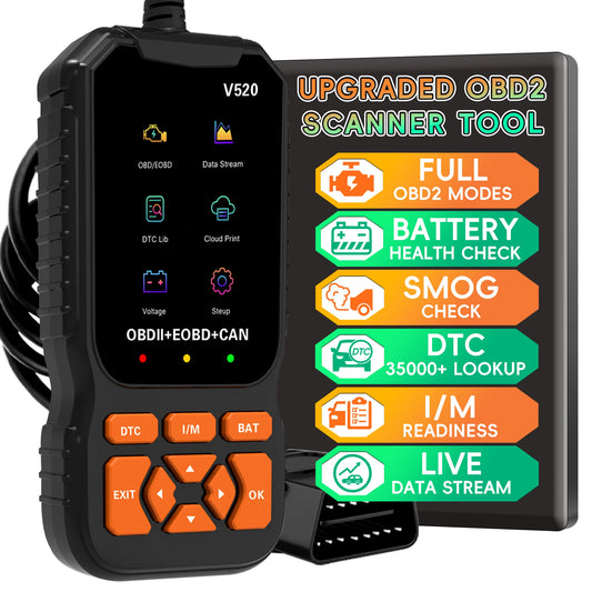 OBD2 Scanner Car Code Reader Support Voltage Test Plug and Play Fixd Car CAN Diagnostic Scan Tool Read and Clear Engine Error